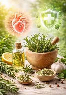 رزماری برای بهبود گردش خون 