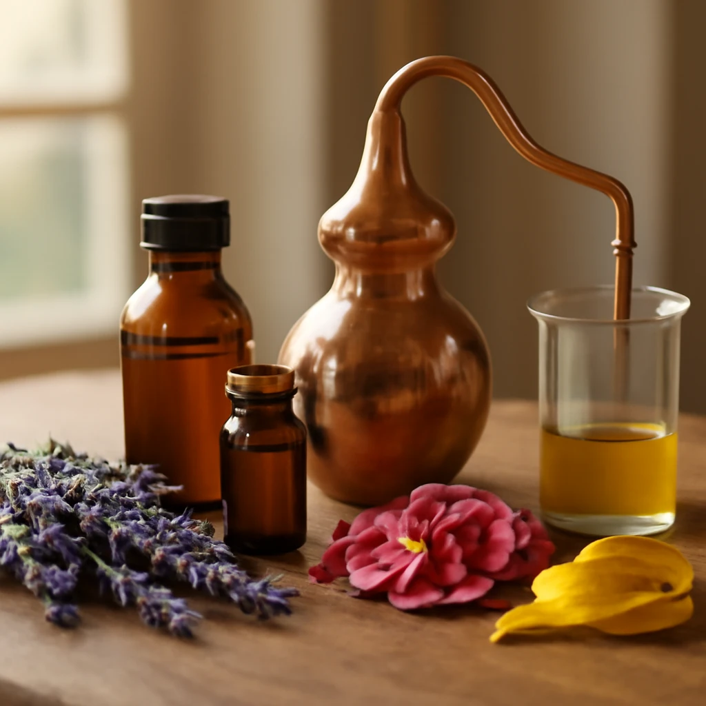 راهنمای جامع اصول تولید اسانس‌های گیاهی برای صنعت آرایشی و بهداشتی