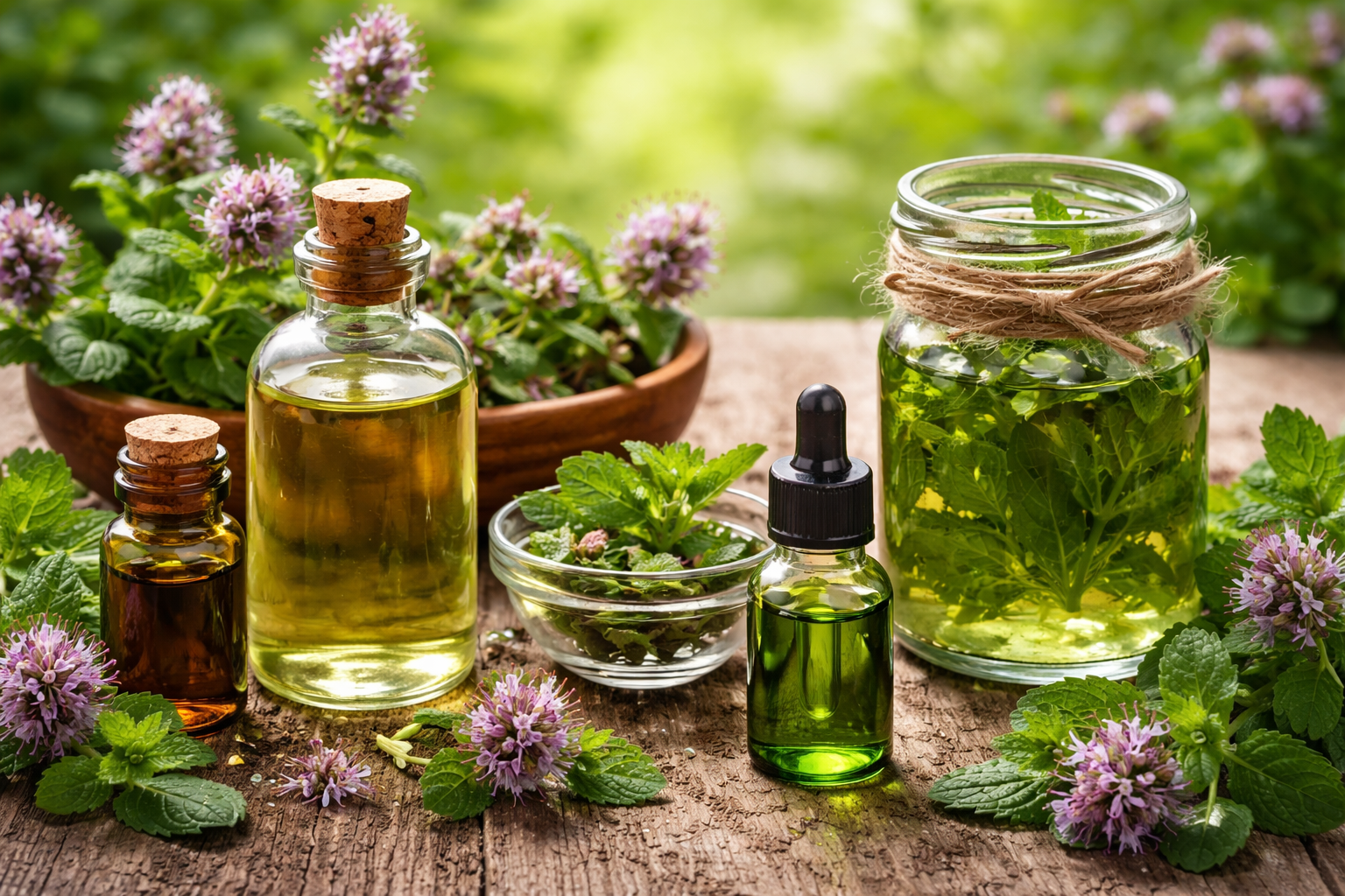 بررسی تفاوت‌ های اصلی اسانس پونه و عصاره پونه