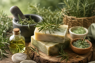 فواید اسانس رزماری در صابون های آرایشی و بهداشتی