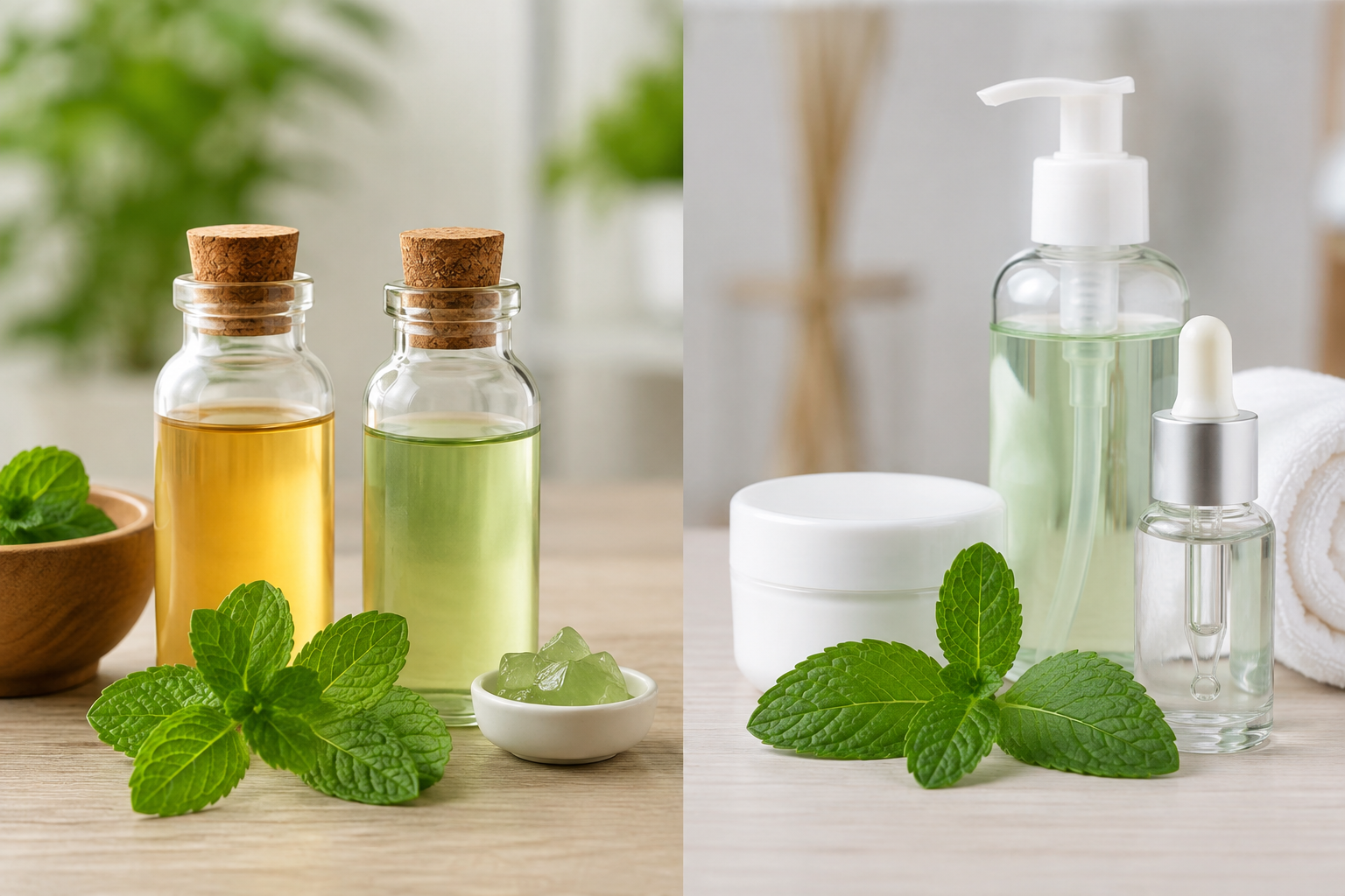تفاوت اسانس نعنا در گرید خوراکی و ارایشی بهداشتی