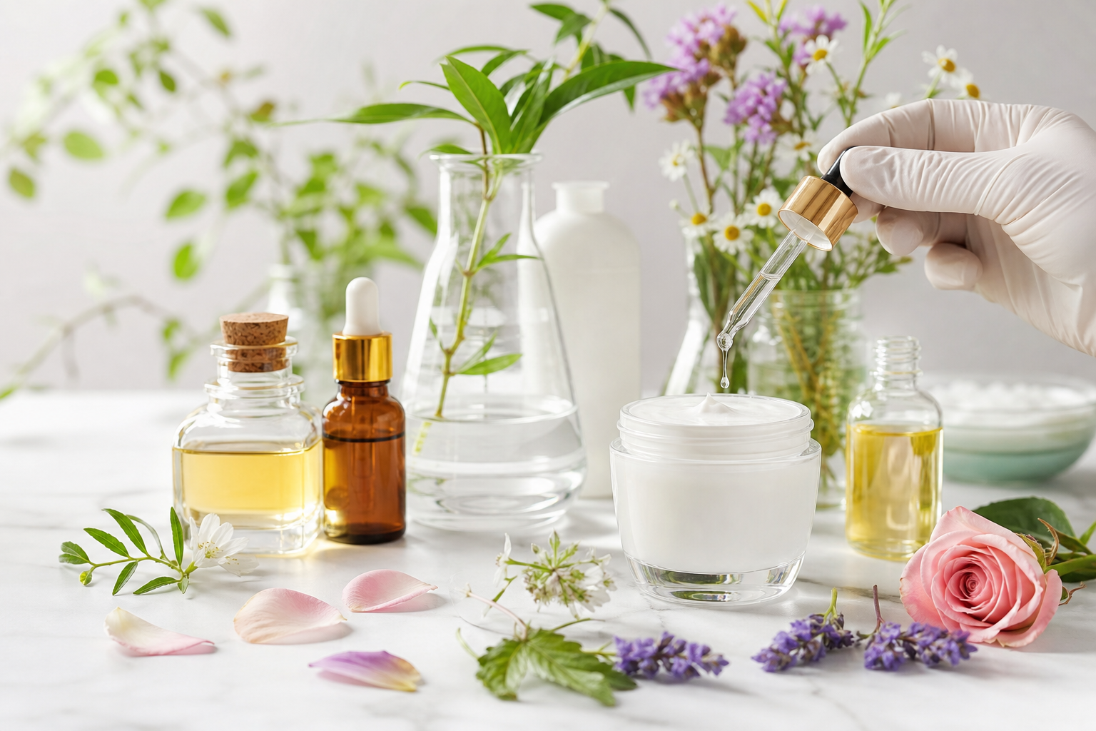 راهنمای عملی انتخاب اسانس مناسب برای کرم‌ها و لوسیون‌ های آرایشی